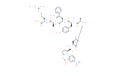 Структурная формула MMP-8/MMP-26 Fluorogenic Substrate, CAS 135662-05-4, формула C49H63N13O13
