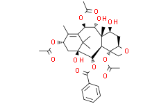 Структурная формула 13-Acetyl-9-dihydrobaccatin-III, CAS 142203-65-4, формула C33H42O12