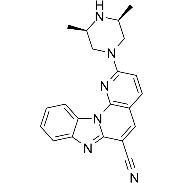 Структурная формула POL1 inhibitor(POL1-IN-1), CAS 1822358-25-7, формула C21H20N6