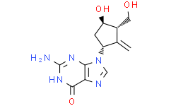 Структурная формула Entecavir Enantiomer, CAS 188399-46-4, формула C12H15N5O3