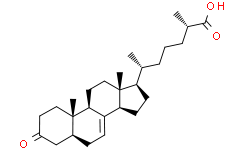 Структурная формула (25s)-delta7-dafachronic Acid, CAS 949004-12-0, формула C27H42O3