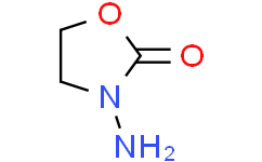 Структурная формула 3-Amino-2-oxazolidinone, CAS 80-65-9, формула C3H6N2O2
