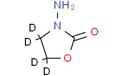 Структурная формула 3-Amino-2-oxazolidinone-d4, CAS 1188331-23-8, формула C3H2D4N2O2