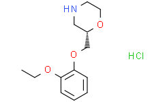 Структурная формула (S)-Viloxazine Hydrochloride, CAS 56287-61-7, формула C13H20ClNO3