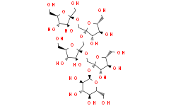 Структурная формула 1F-Fructofuranosylnystose, CAS 59432-60-9, формула C30H52O26