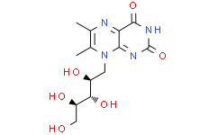 Структурная формула 6,7-Dimethyl-8-ribityllumazine, CAS 2535-20-8, формула C13H18N4O6