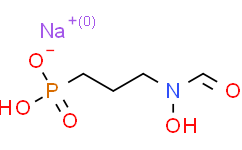 Структурная формула Fosmidomycin sodium salt, CAS 66508-37-0, формула C4H9NNaO5P
