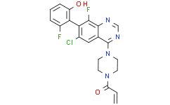 Структурная формула ARS-1620, CAS 1698055-85-4, формула C21H17ClF2N4O2