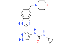Структурная формула AT9283, CAS 896466-04-9, формула C19H23N7O2