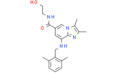 Структурная формула AZD0865(Linaprazan), CAS 248919-64-4, формула C21H26N4O2