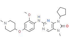 Структурная формула AZ3146, CAS 1124329-14-1, формула C24H32N6O3