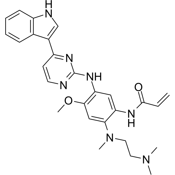 Структурная формула AZ5104, CAS 1421373-98-9, формула C27H31N7O2