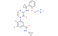 Структурная формула AZD-7624, CAS 1095004-78-6, формула C27H30FN5O3
