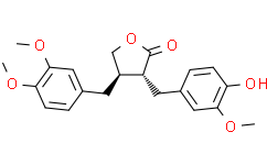 Структурная формула Arctigenin, CAS 7770-78-7, формула C21H24O6