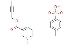 Структурная формула Arecaidine but-2-ynyl ester tosylate, CAS 119630-77-2, формула C18NO5SH23