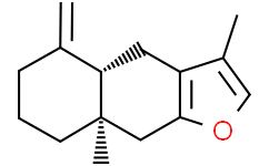 Структурная формула Atractylon, CAS 6989-21-5, формула C15H20O
