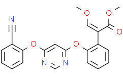 Структурная формула (Z)-Azoxystrobin, CAS 143130-94-3, формула C22N3O5H17