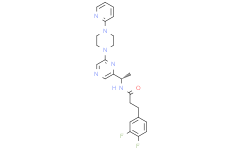 Структурная формула (S)-B-973B, CAS 2244989-34-0, формула C24H26F2N6O