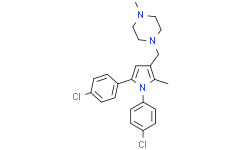 Структурная формула BM212, CAS 146204-42-4, формула C23H25Cl2N3