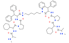 Структурная формула BV6, CAS 1001600-56-1, формула C70H96N10O8