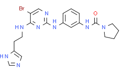 Структурная формула BX912, CAS 702674-56-4, формула C20H23BrN8O