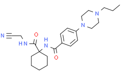 Структурная формула Balicatib, CAS 354813-19-7, формула C23H33N5O2