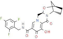 Структурная формула Bictegravir, CAS 1611493-60-7, формула C21H18F3N3O5