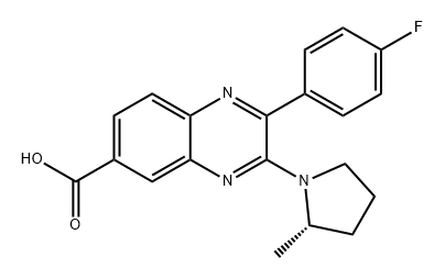 Структурная формула BioE-1197 — новый ингибитор Pask, CAS 1268863-69-9, формула C20H18FN3O2