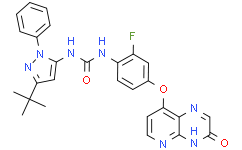 Структурная формула CCT196969, CAS 1163719-56-9, формула C27H24FN7O3