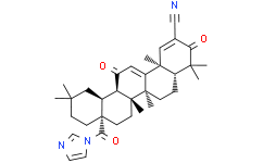 Структурная формула CDDO imidazolide, CAS 443104-02-7, формула C34H43N3O3