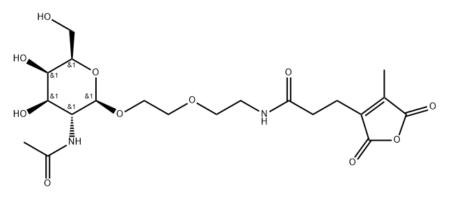 Структурная формула CDM-NAG, CAS 1299292-01-5, формула C20H30N2O11
