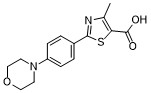 Структурная формула CIB-L43, CAS 1082942-70-8, формула C15H16N2O3S