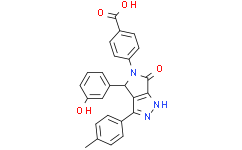 Структурная формула CID16020046, CAS 834903-43-4, формула C25H19N3O4