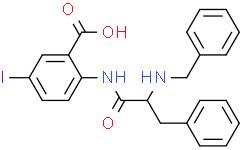 Структурная формула CW069, CAS 1594094-64-0, формула C23H21In2O3
