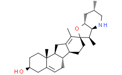 Структурная формула CYCLOPAMINE, CAS 4449-51-8, формула C27H41NO2