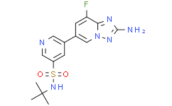Структурная формула CZC24832, CAS 1159824-67-5, формула C15H17FN6O2S