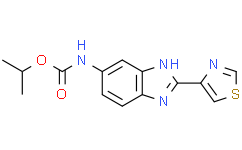 Структурная формула Cambendazol, CAS 26097-80-3, формула C14H14N4O2S