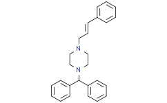 Структурная формула Cinnarizine, CAS 298-57-7, формула C26H28N2