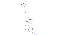 Структурная формула Cisapride, CAS 81098-60-4, формула C23H29ClFN3O4