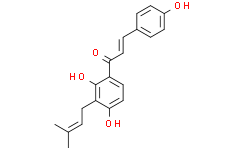 Структурная формула Corylifolinin(Isobavachalcone), CAS 20784-50-3, формула C20H20O4