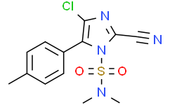 Структурная формула Cyazofamid, CAS 120116-88-3, формула C13N4O2SclH13