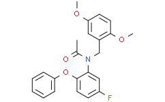 Структурная формула DAA1106, CAS 220551-92-8, формула C23H22NO4F