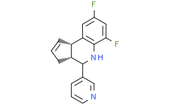Структурная формула Golgicide A, CAS 1139889-93-2, формула C17H14F2N2