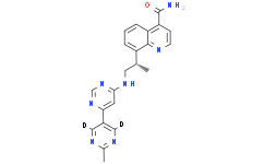 Структурная формула VX-984, CAS 1562396-65-9, формула C22H21N7O