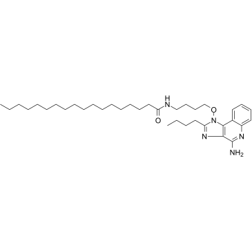 Структурная формула Телратолимод (MEDI 9197, 3M 052, CAS 1359993-59-1, формула C36H59N5O2