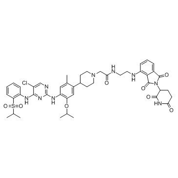Структурная формула MS4078, CAS 2229036-62-6, формула C45H52ClN9O8S