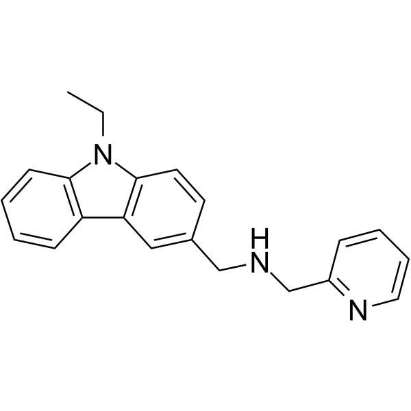 Структурная формула CMP-5, CAS 880813-42-3, формула C21H21N3
