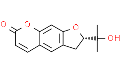 Структурная формула Marmesin, CAS 13849-08-6, формула C14H14O4