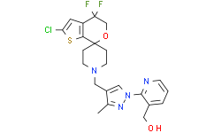 Структурная формула LY2940094, CAS 1307245-86-8, формула C22N4O2F2SclH23