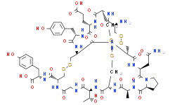 Структурная формула Linaclotide, CAS 851199-59-2, формула C59H79N15O21S6